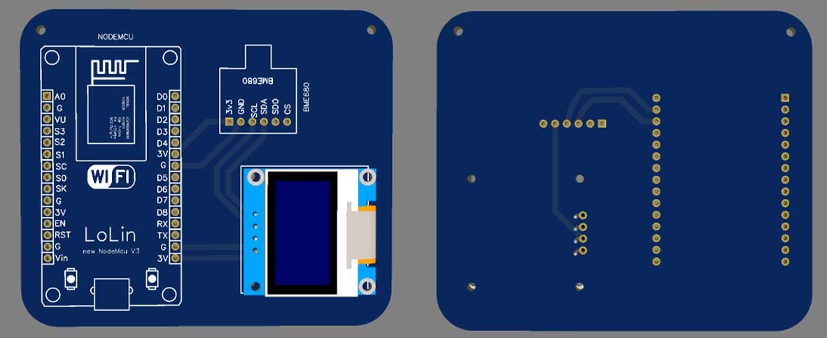 Indoor Air Quality Monitoring With Bme Esp Webserver