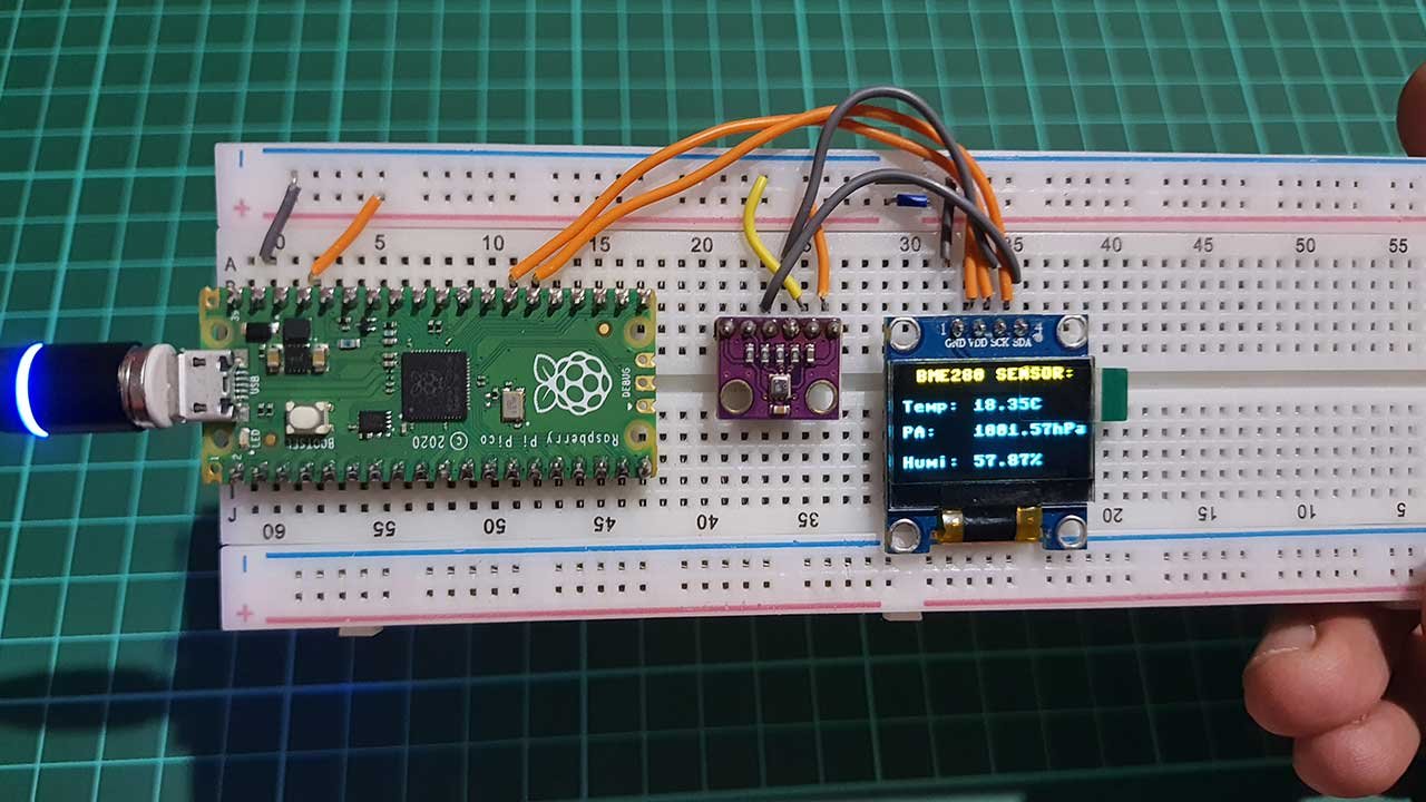 Interface Bme With Raspberry Pi Pico Using Micropython