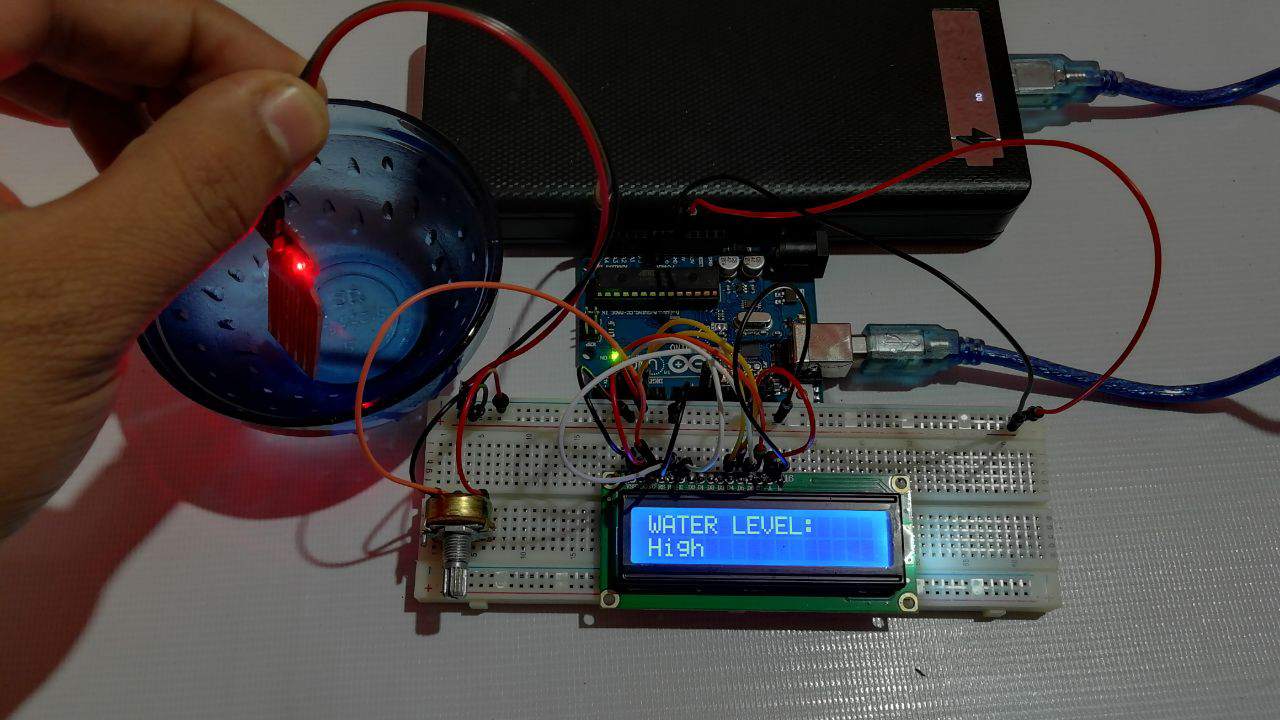 Water Level Sensor Arduino Tutorials