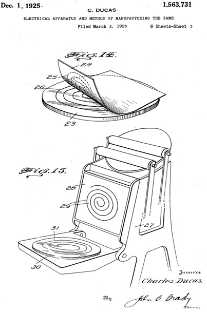 Charles Ducas patent drawing