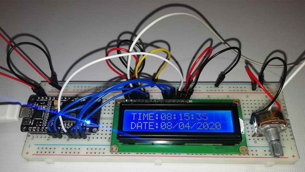 ESP8266 based Internet Clock using NTP Client