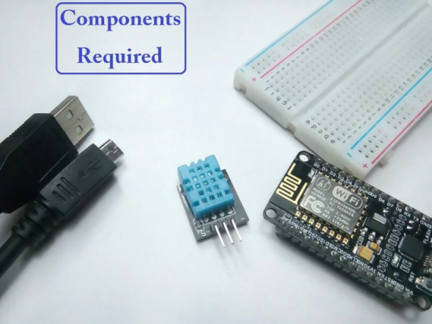 Esp8266 Dht11 Dht22 Temperature & Humidity With Local Web Server