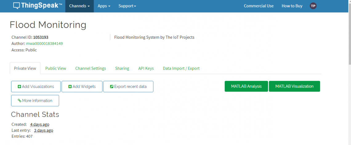 IoT Based Flood Monitoring System Using NodeMCU & Thingspeak