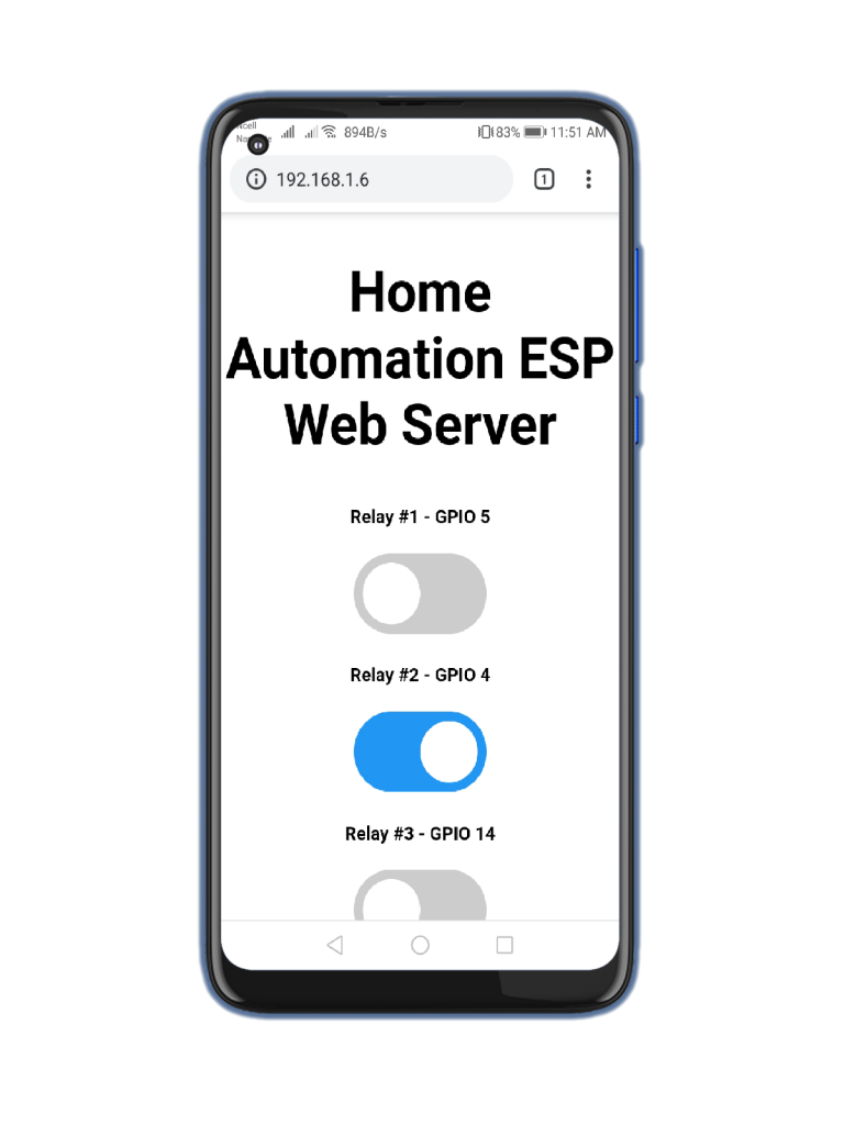 Control Multiple Relays with ESP8266 NodeMCU Web Server