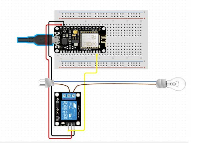 Home Automation With ESP8266 Web Server and 1-Channel Relay