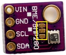 BME280 circuit jumper