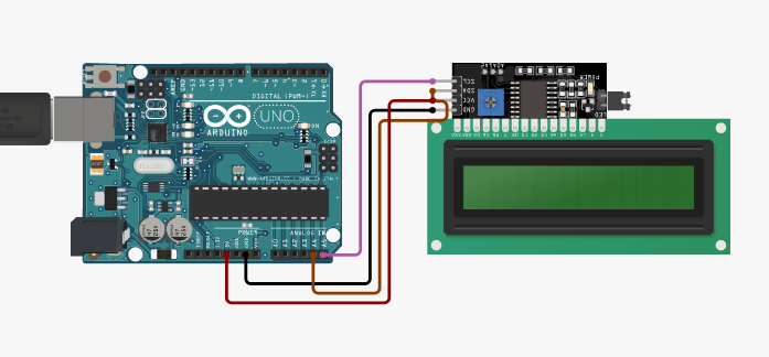 Arduino and I2C circuit connection
