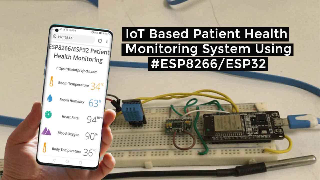 IoT Based Patient Health Monitoring using ESP8266-ESP32