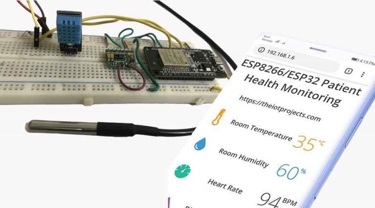 IoT Based Patient Health Monitoring System Using ESP8266/ESP32