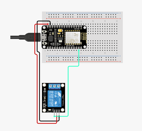 Circuit Diagram IoT Based Voice Controlled Home Automation Using NodeMCU & Android