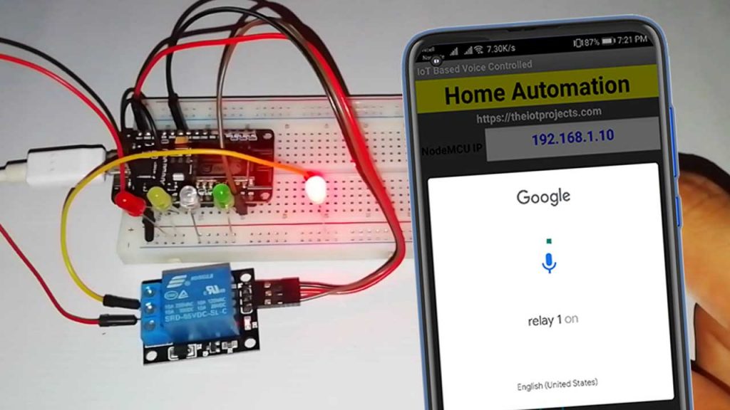 IoT Based Voice Controlled Home Automation Using NodeMCU & Android