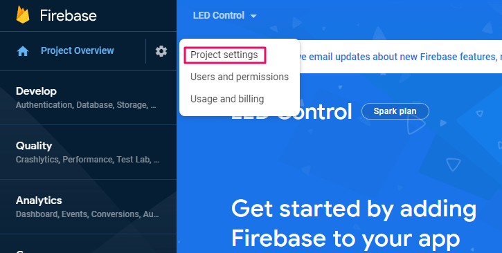 IoT Based LED Control using Google Firebase & ESP8266