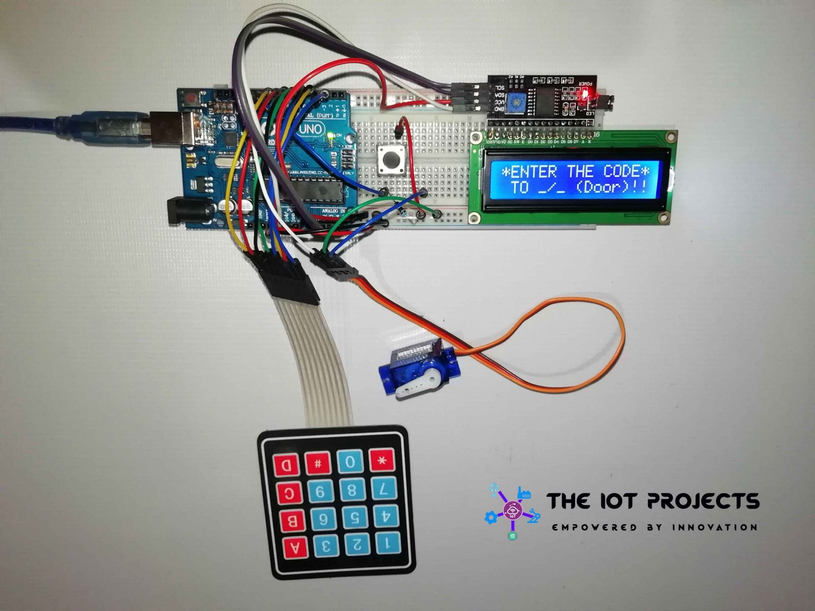 Password Security Lock System Using Arduino And Keypad