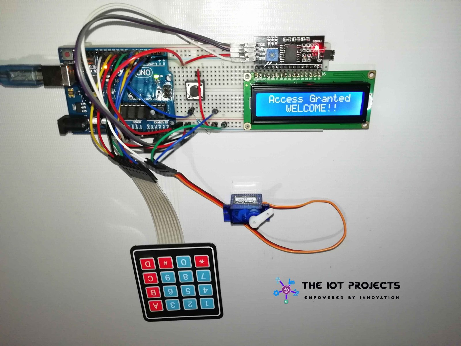 Password Security Lock System Using Arduino & Keypad