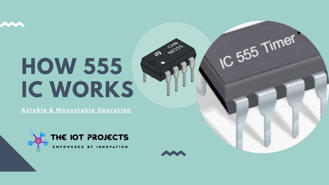 How 555 IC works in Astable Operation & Monostable Operation