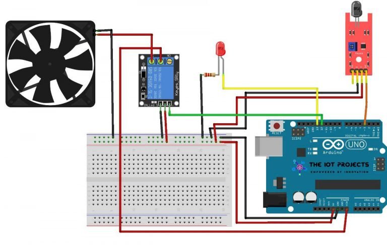 Fire Security System using Arduino & Flame Sensor