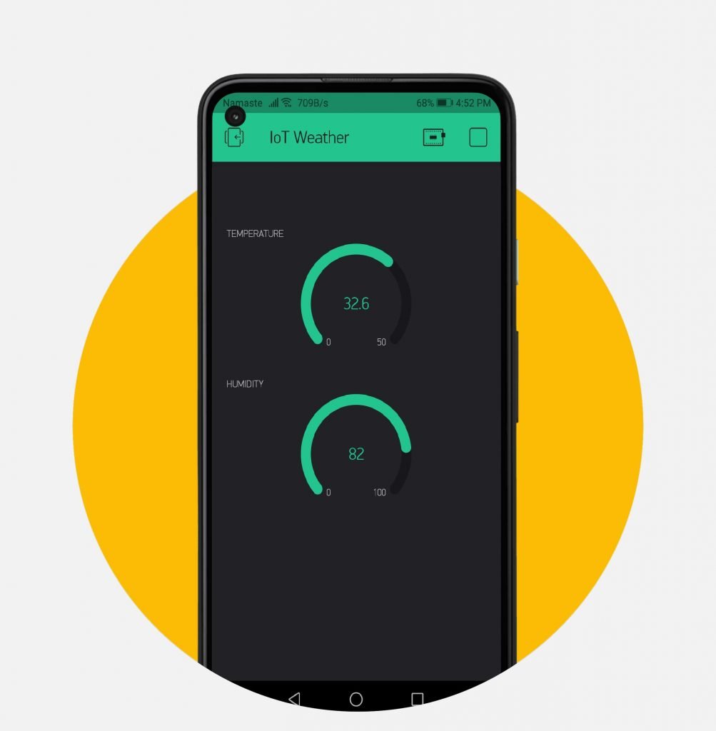 IoT weather Station Blynk App