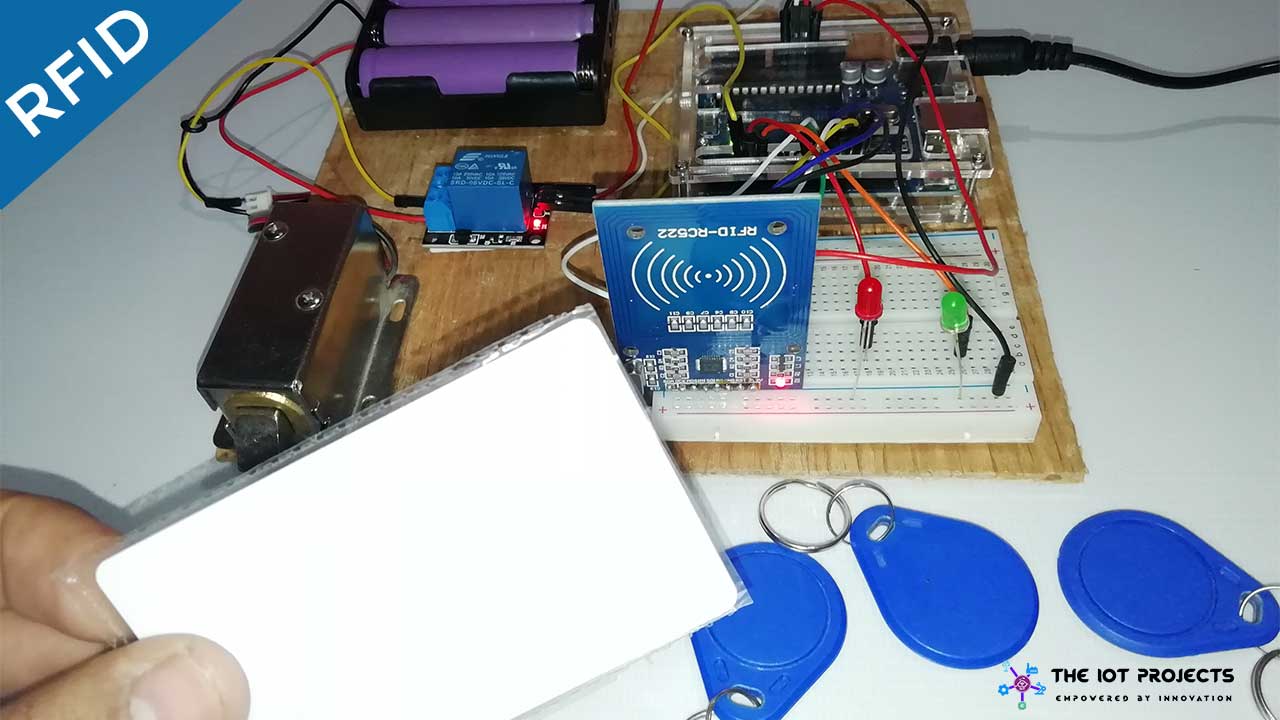 RFID Master Card Door Lock System Using Arduino