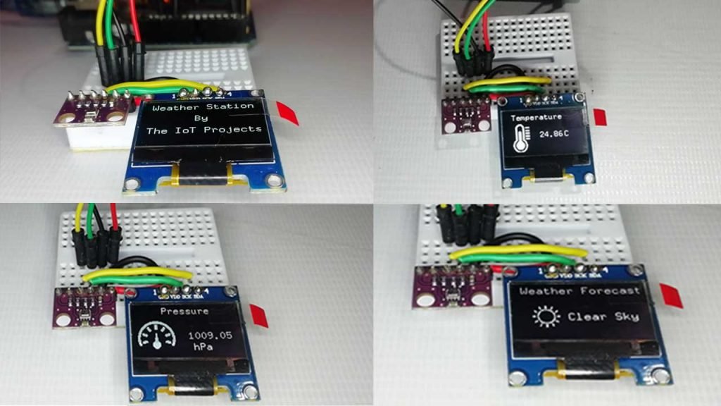 Bmp Based Weather Station Using Arduino And Oled Display Hot Sex Picture 
