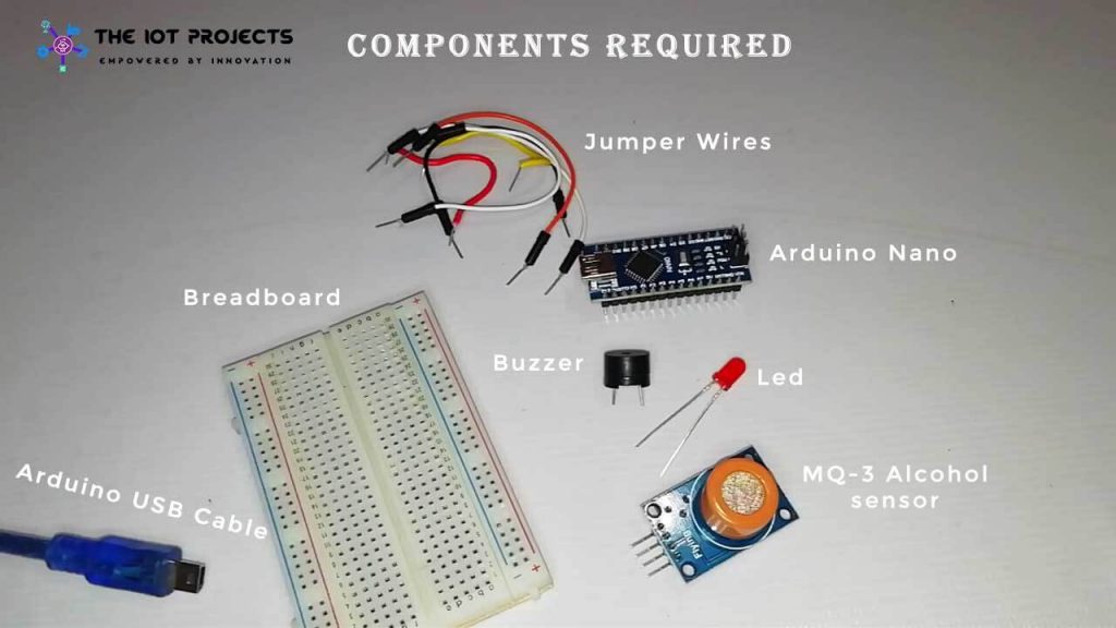 Components Required for Alcohol Detection