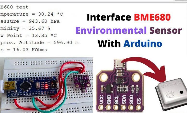 Interface BME680 Environmental Sensor with Arduino