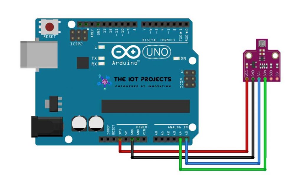 I2C Interface for BME680 and Arduino