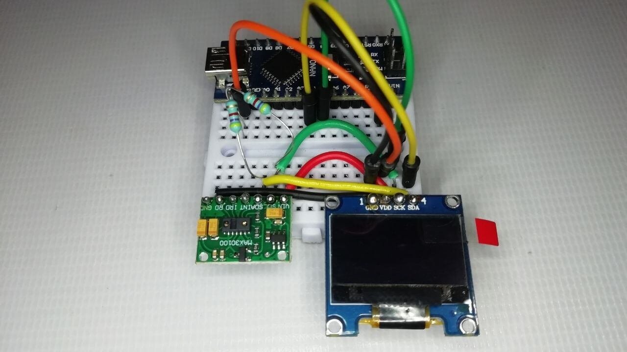 Pulse Oximeter using Arduino & MAX30100 - IoT Projects Ideas