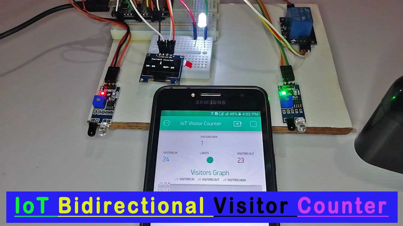 Iot Based Bidirectional Visitor Counter Using Esp8266 And Blynk 0474