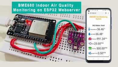 BME680 Indoor Air Quality Monitoring with ESP32