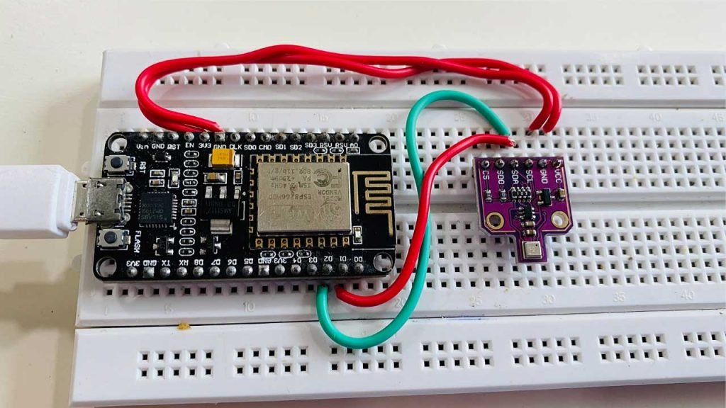 Interfacing BME680 with ESP8266 NodeMCU