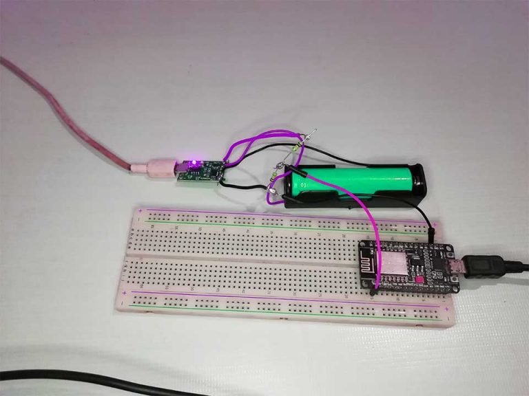 Battery Status Monitoring System Using ESP8266 & Arduino IoT Cloud