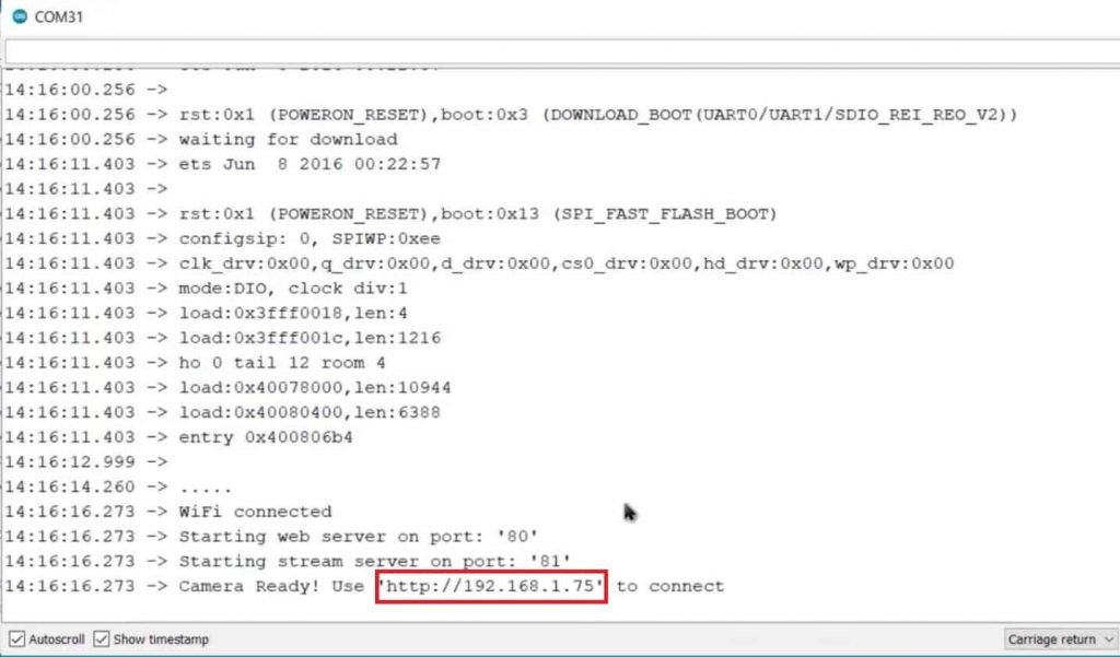 Program ESP32 CAM to Stream Video Over Wi-Fi