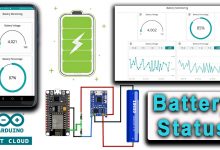 IoT Based Battery Status Monitoring System using ESP8266 & Arduino IoT Cloud