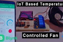 IoT based Temperature Control Fan using ESP8266 & Blynk