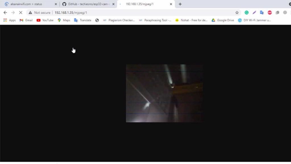 ESP32 CAM Video Streaming Over Local Area Network