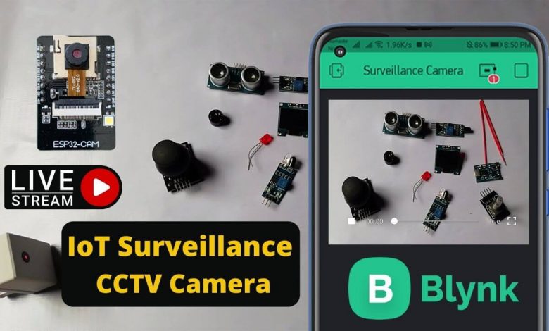 IoT Surveillance CCTV Camera using ESP32 CAM & Blynk