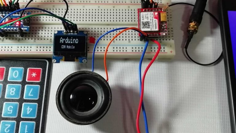 Arduino Based GSM Mobile Phone Using SIM800L