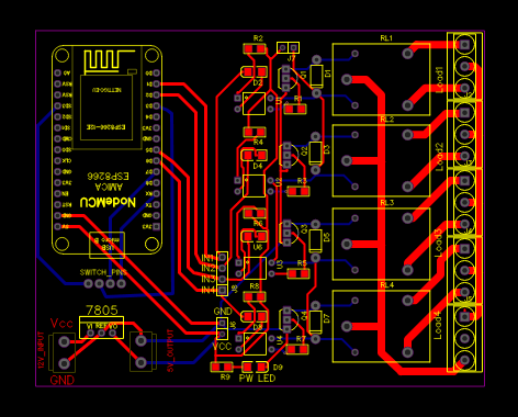 Arduino IoT Cloud Home Automation PCB
