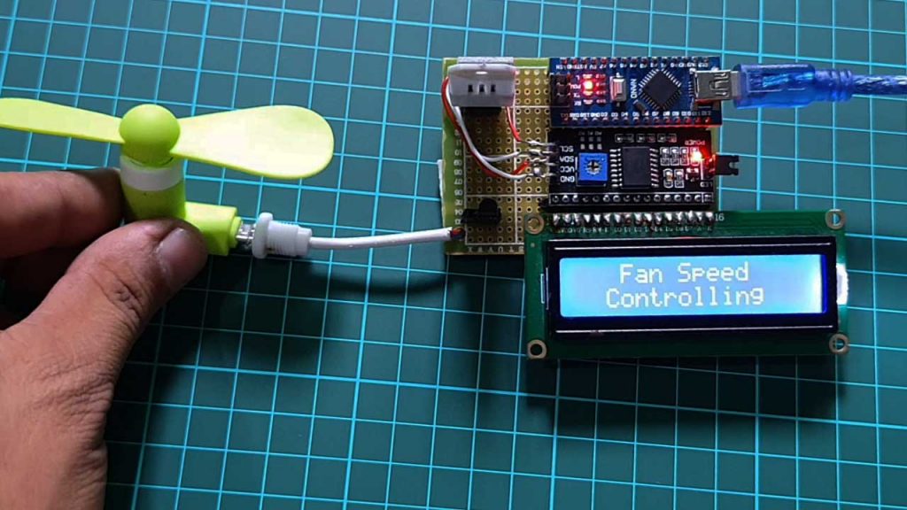 Arduino and DHT sensor with LCD