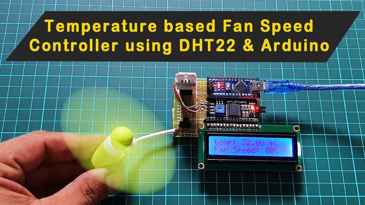 Temperature Based Fan Speed Controller using Arduino