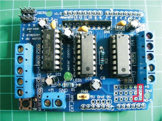 L293d motor shield