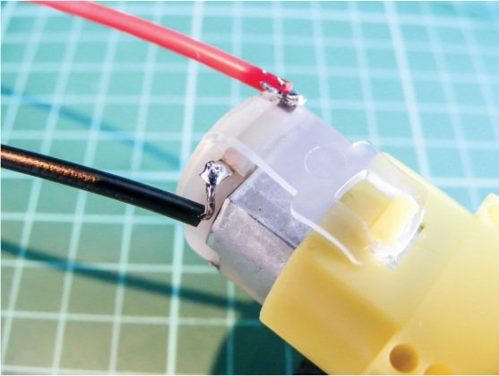 Soldering DC Motor