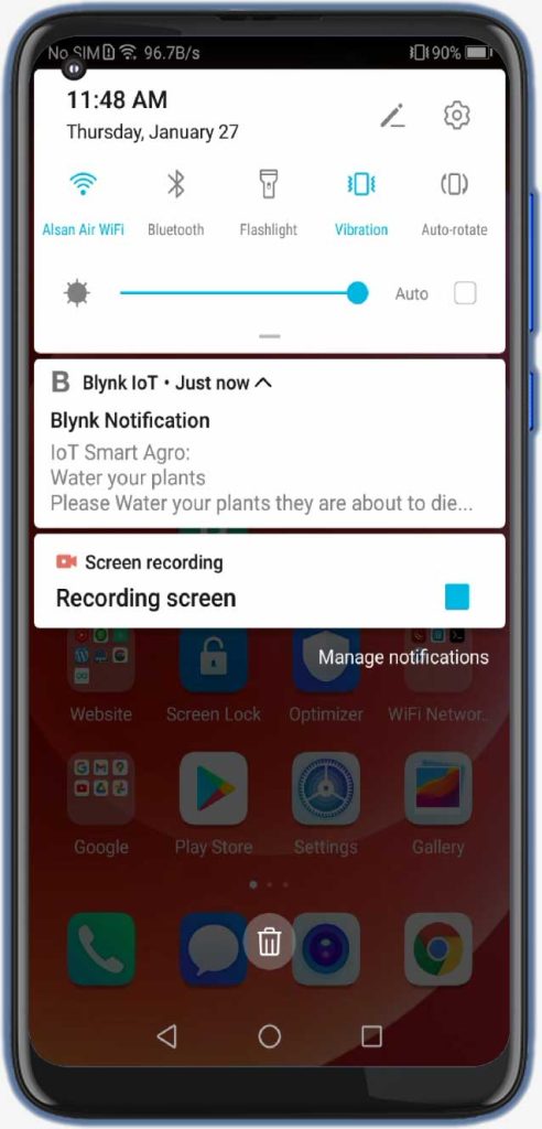 Blynk-Events-notification