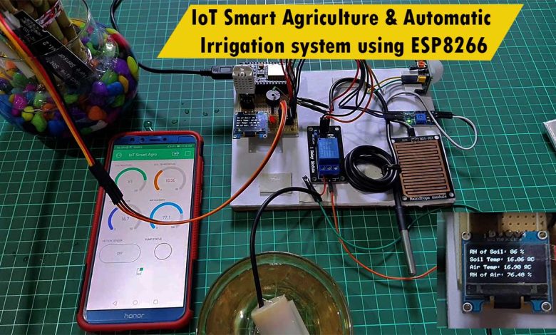 IoT Smart Agriculture & Automatic Irrigation System with ESP8266