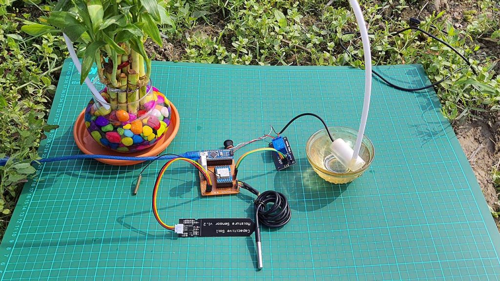 LoRa Sensor Node for IoT Smart Agriculture monitoring and Irrigation System