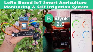 LoRa based IoT Smart Irrigation System with ESP8266 & Blynk 2.0