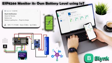 ESP8266 Monitor its Own Battery Level using Blynk IoT