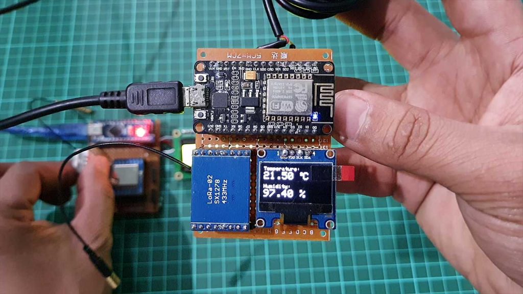 ESP8266 Node for LoRa based Two Way Wireless Communication System