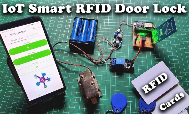 IoT Smart RFID Door Lock System Using NodeMCU ESP8266