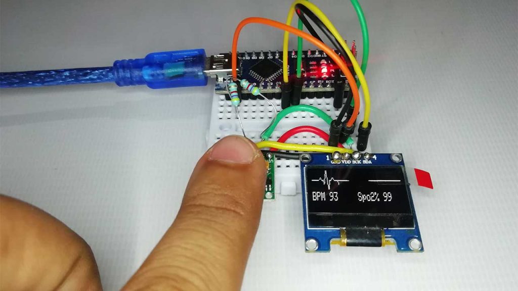 Testing Pulse Oximeter using Arduino MAX30100